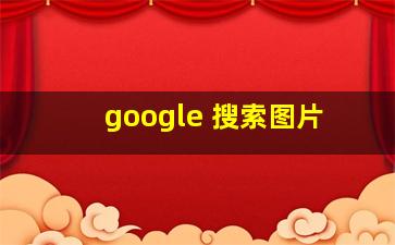 google 搜索图片